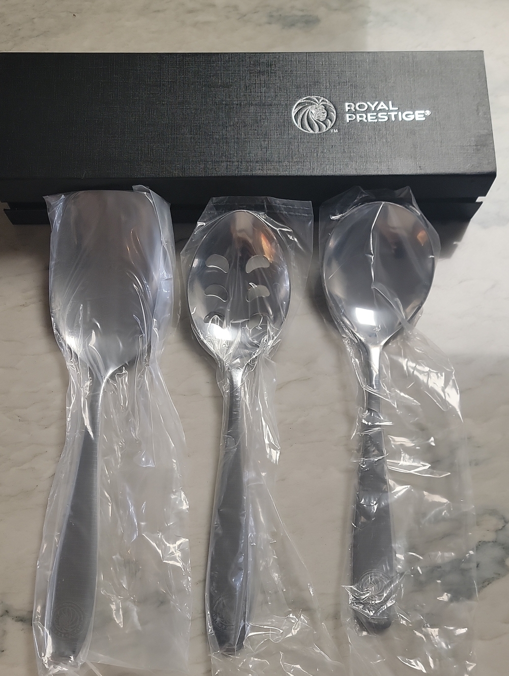 Royal Prestige Stainless Serving Spoon Set - Silver